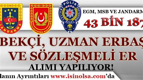 uzman erbaş alımı 2019 msb